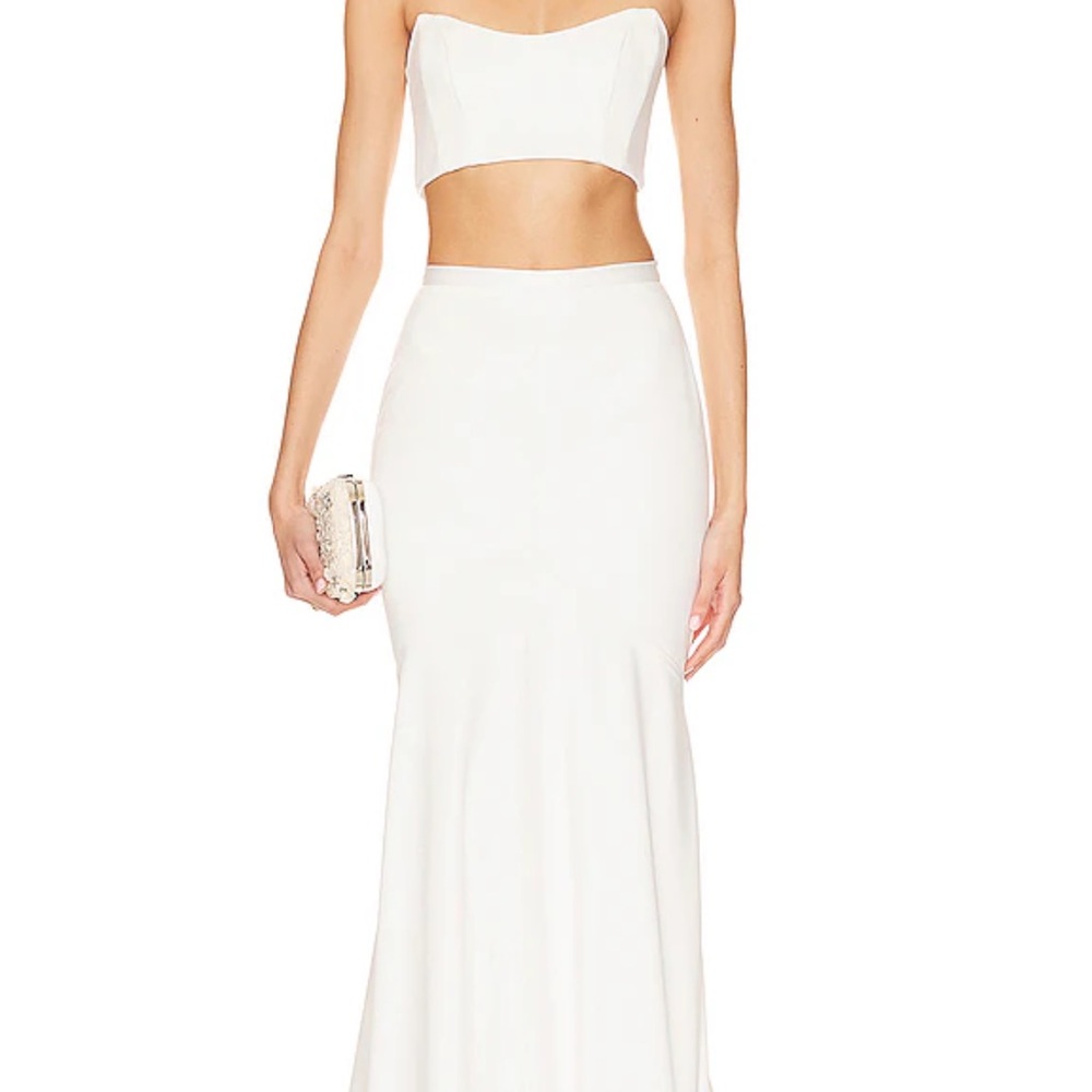 Elegant White Two-Piece Set - Revolve - Picture 3 of 8